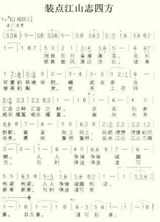 江西环境工程职业学院精神文化校训