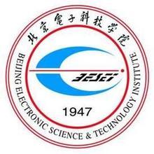 北京电子科技学院校徽学校徽标为椭圆形标识