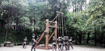 钓鱼城古战场遗址博物馆展厅