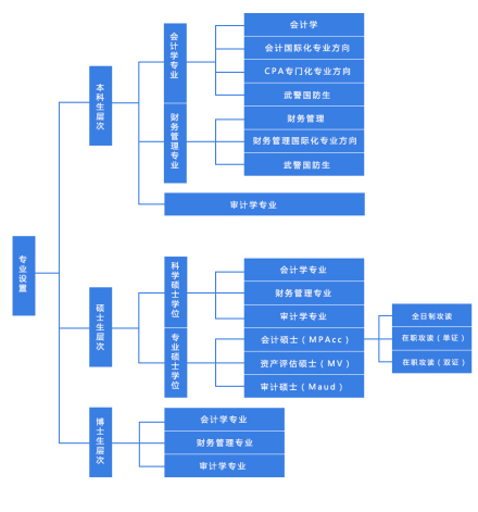 西南财经大学会计学院专业设置