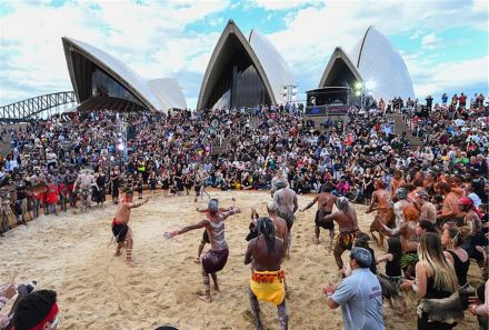 悉尼歌剧院原住民舞蹈比赛