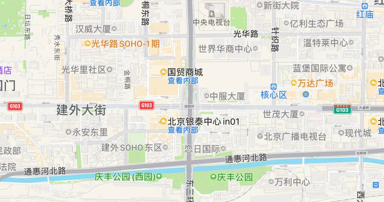 中国国际贸易中心地理位置