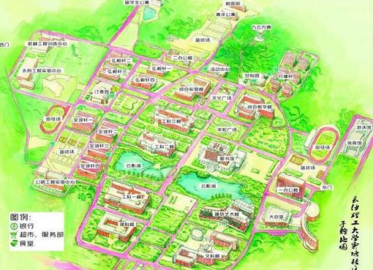 长沙理工大学云塘校区驾车路线