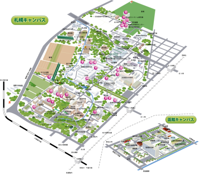 北海道大学函馆校区函馆校区位于函馆市区