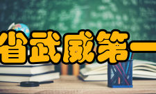 甘肃省武威第一中学师资力量介绍