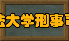 中国政法大学刑事司法学院研究实力