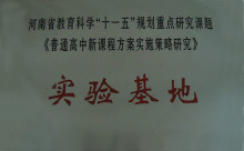 宜阳县第一高级中学学校荣誉