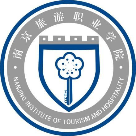 南京旅游职业学院校徽校徽为圆形