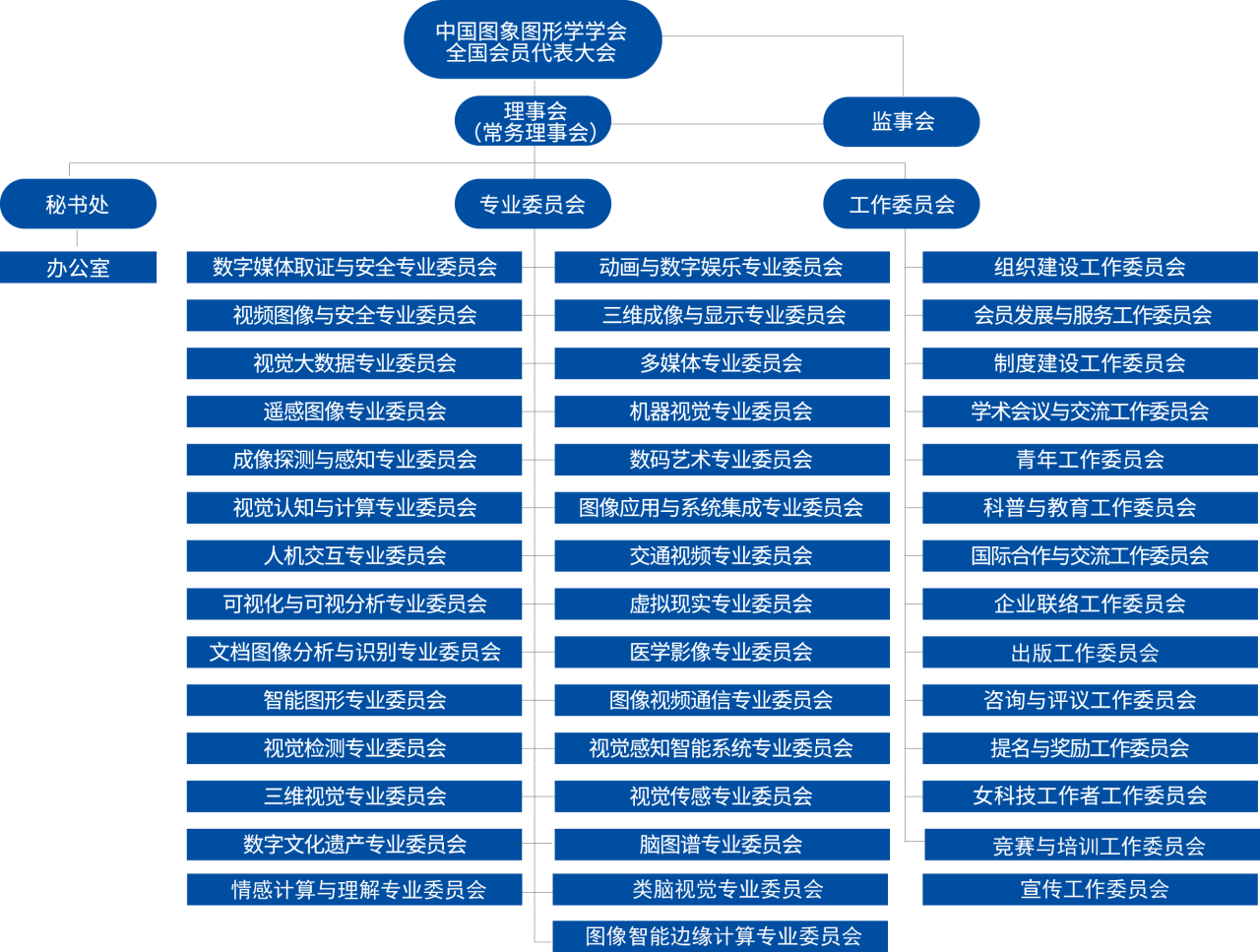 中国图象图形学学会机构设置最高权力机构