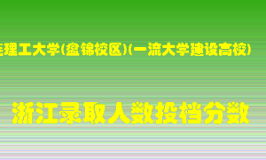 大连理工大学2021年在浙江招生计划录取人数投档分数线