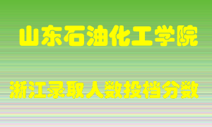 山东石油化工学院2021年在浙江招生计划录取人数投档分数线