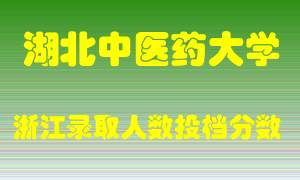 湖北中医药大学2021年在浙江招生计划录取人数投档分数线