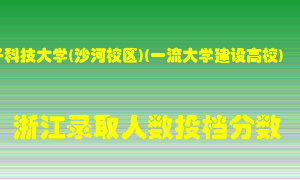 电子科技大学2021年在浙江招生计划录取人数投档分数线