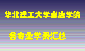 华北理工大学冀唐学院学费多少？各专业学费多少