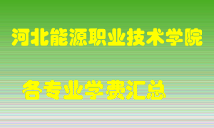 河北能源职业技术学院学费多少？各专业学费多少