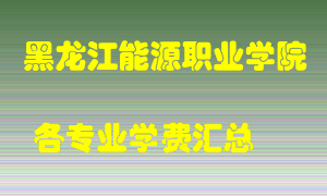 黑龙江能源职业学院学费多少？各专业学费多少