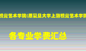 上海视觉艺术学院(原复旦大学上海视觉艺术学院)学费多少？各专业学费多少