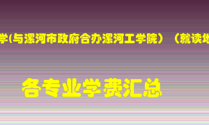 河南工业大学(与漯河市政府合办漯河工学院）（就读地在漯河）学费多少？各专业学费多少