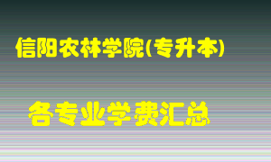 信阳农林学院(专升本)学费多少？各专业学费多少