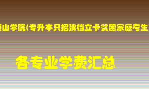 平顶山学院(专升本只招建档立卡贫困家庭考生)学费多少？各专业学费多少