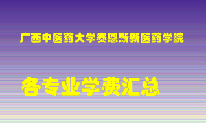 广西中医药大学赛恩斯新医药学院学费多少？各专业学费多少