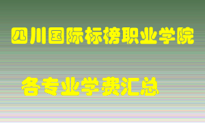 四川国际标榜职业学院学费多少？各专业学费多少