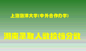 上海海洋大学在湖南历年招生计划录取人数投档分数