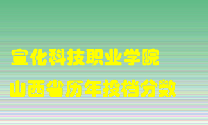 
宣化科技职业学院
在山西历年录取分数