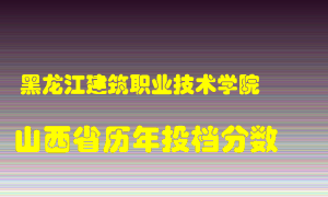 
黑龙江建筑职业技术学院
在山西历年录取分数