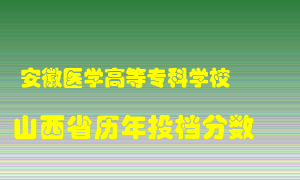 
安徽医学高等专科学校
在山西历年录取分数