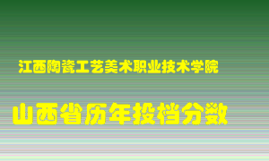 
江西陶瓷工艺美术职业技术学院
在山西历年录取分数