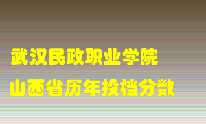 
武汉民政职业学院
在山西历年录取分数