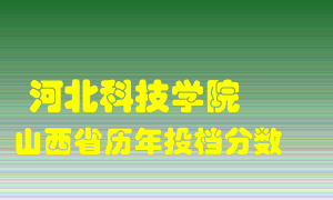 
河北科技学院
在山西历年录取分数