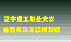 
辽宁理工职业大学
在山西历年录取分数