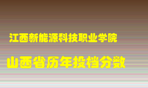 
江西新能源科技职业学院
在山西历年录取分数