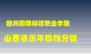 
四川国际标榜职业学院
在山西历年录取分数