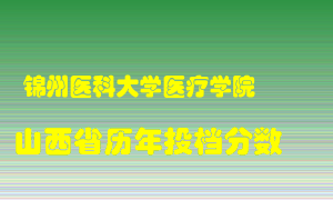 
锦州医科大学医疗学院
在山西历年录取分数