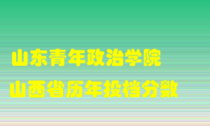 
山东青年政治学院
在山西历年录取分数