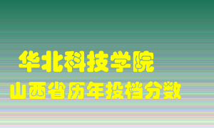 
华北科技学院
在山西历年录取分数