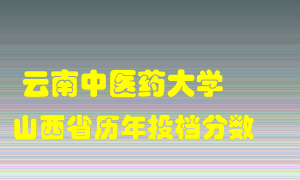 
云南中医药大学
在山西历年录取分数