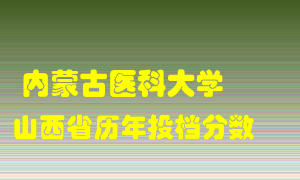 
内蒙古医科大学
在山西历年录取分数