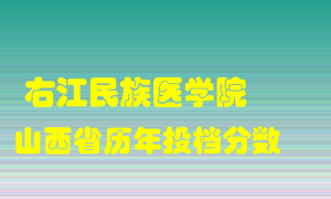 
右江民族医学院
在山西历年录取分数