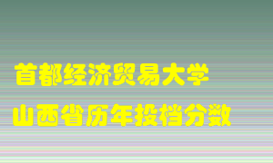 
首都经济贸易大学
在山西历年录取分数