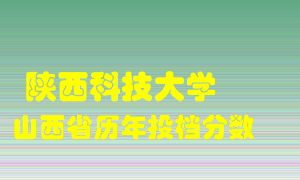 
陕西科技大学
在山西历年录取分数