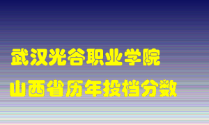 
武汉光谷职业学院
在山西历年录取分数