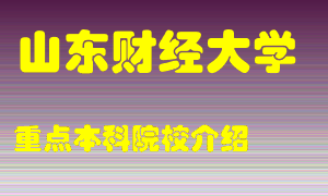 山东财经大学怎么样，山东财经大学排多少名