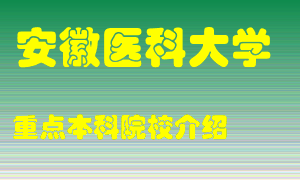 安徽医科大学怎么样，安徽医科大学排多少名