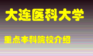 大连医科大学怎么样，大连医科大学排多少名