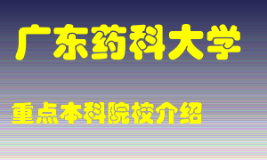 广东药科大学怎么样，广东药科大学排多少名