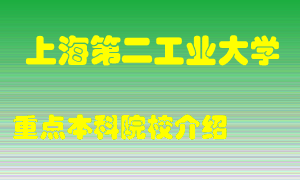 上海第二工业大学怎么样，上海第二工业大学排多少名